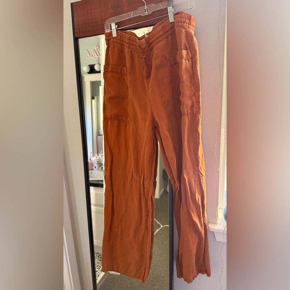 Zara Linen/Lyocell blend pants sz XL